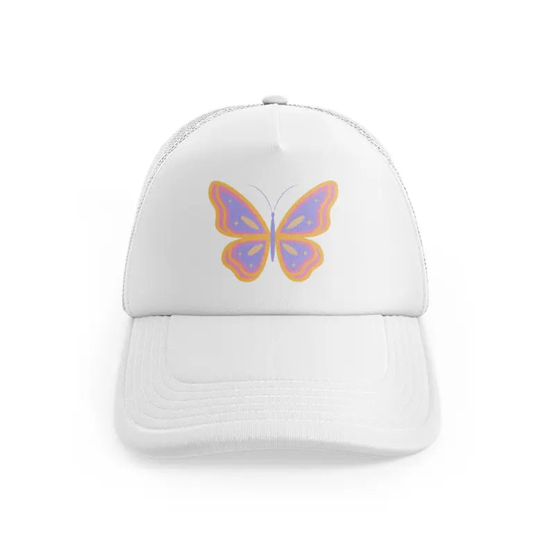 Colorful Butterflywhitefront view