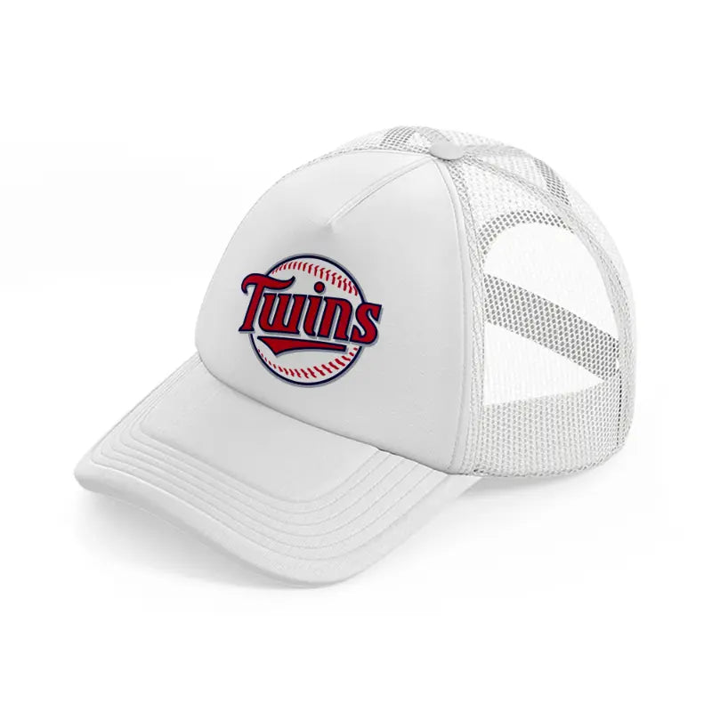 minnesota twins ball white trucker hat