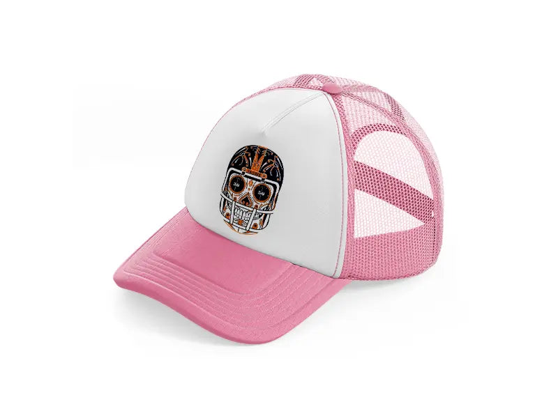 chicago bears mexican helmet pink and white trucker hat