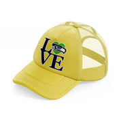 seattle seahawks love gold trucker hat