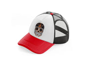 chicago bears mexican helmet red and black trucker hat