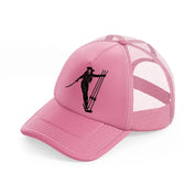 lady swing pink trucker hat
