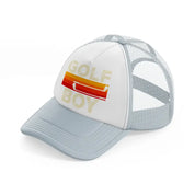 golf boy grey trucker hat