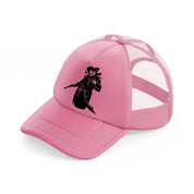pirate piping pink trucker hat