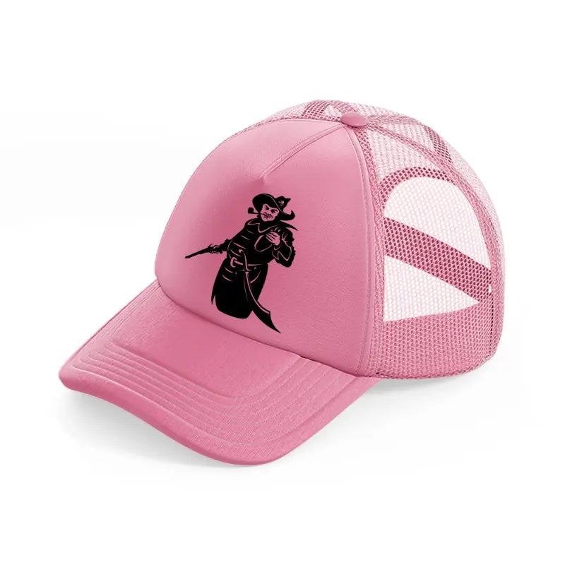 pirate piping pink trucker hat