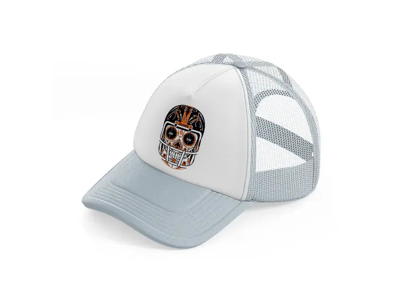 chicago bears mexican helmet grey trucker hat