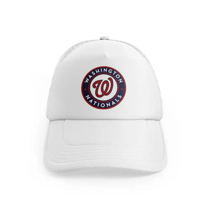 Washington Nationals Red Badgewhitefront view