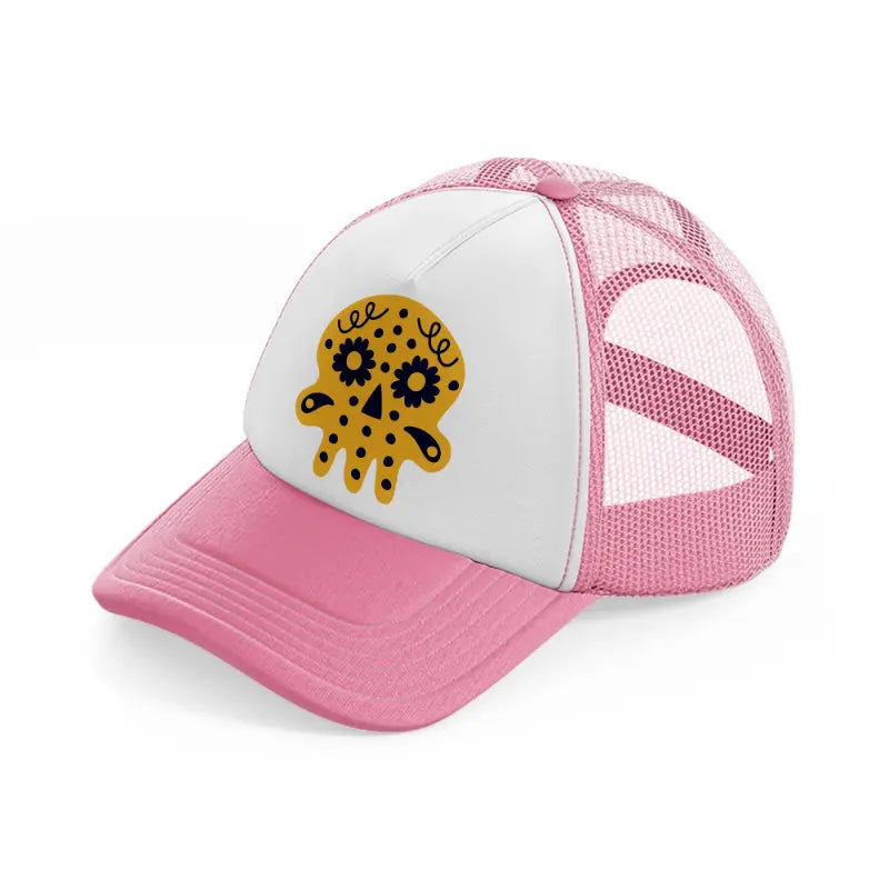 cinco de mayo pink and white trucker hat