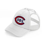 chicago cubs vintage white trucker hat