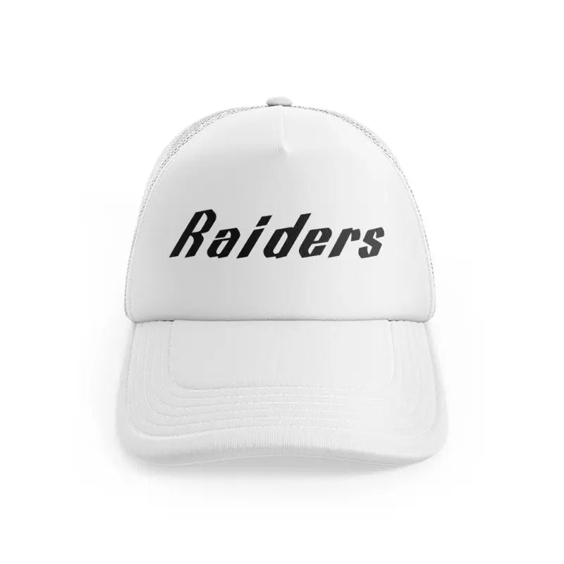 Raiders Textwhitefront view