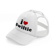 i love swiftie white trucker hat