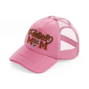 football mom pink trucker hat