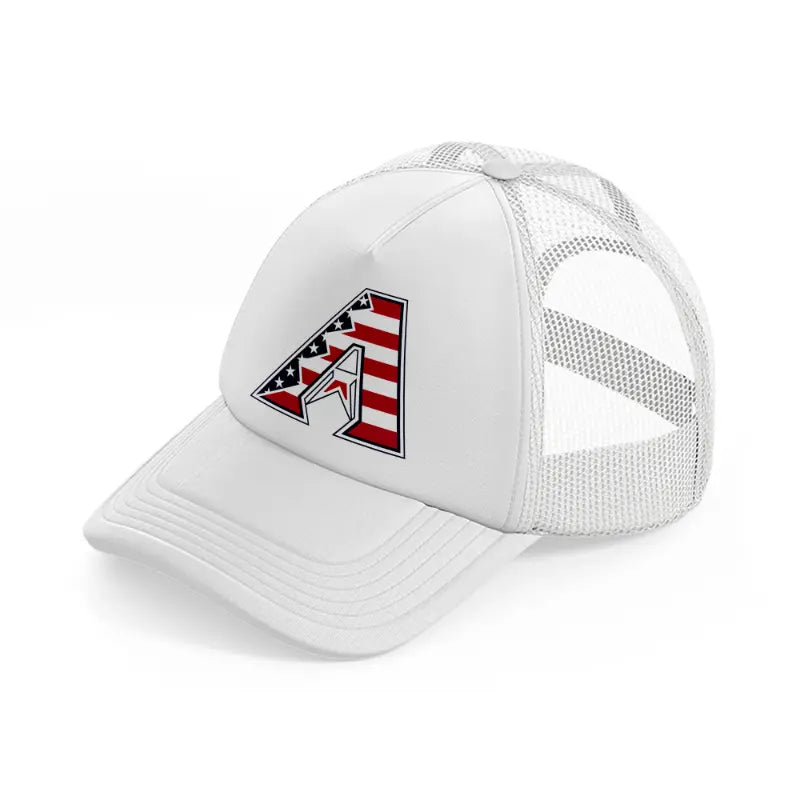arizona diamondbacks usa white trucker hat