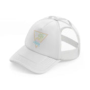 h210805 09 aloha 80s style vintage white trucker hat