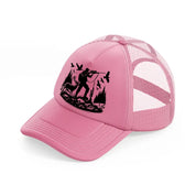 hunting site pink trucker hat