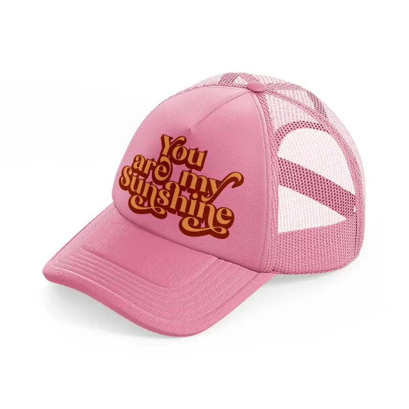 quote 01 pink trucker hat