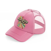 georgia pink trucker hat