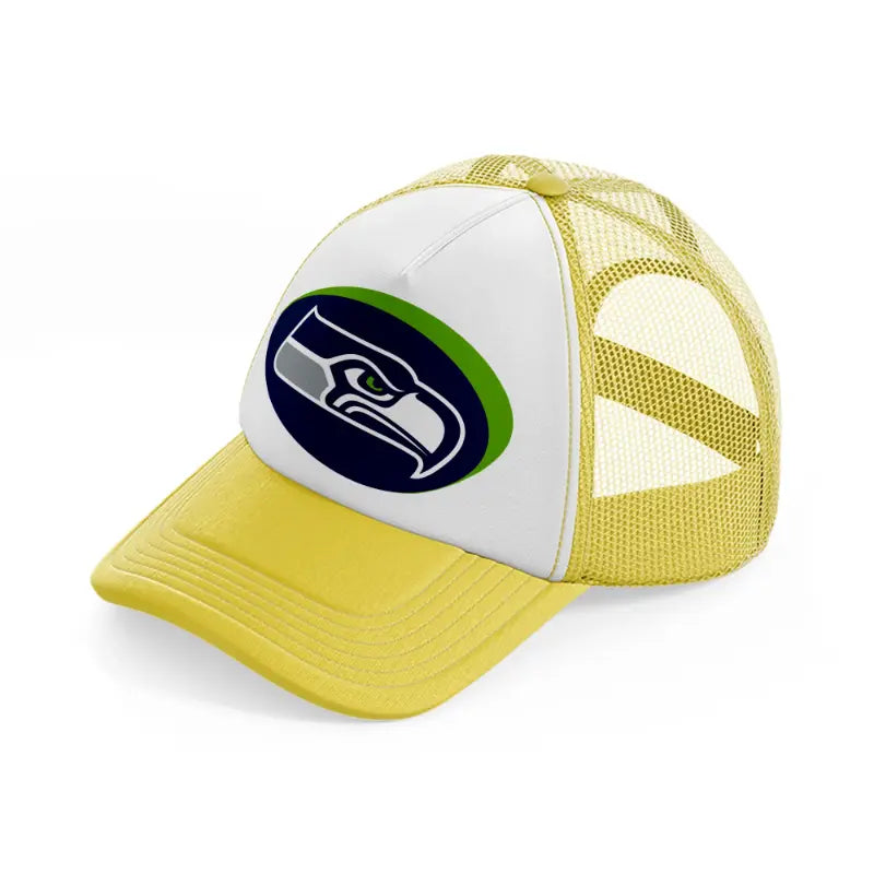 seattle seahawks 3d yellow trucker hat