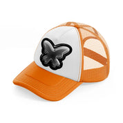 butterfly orange trucker hat