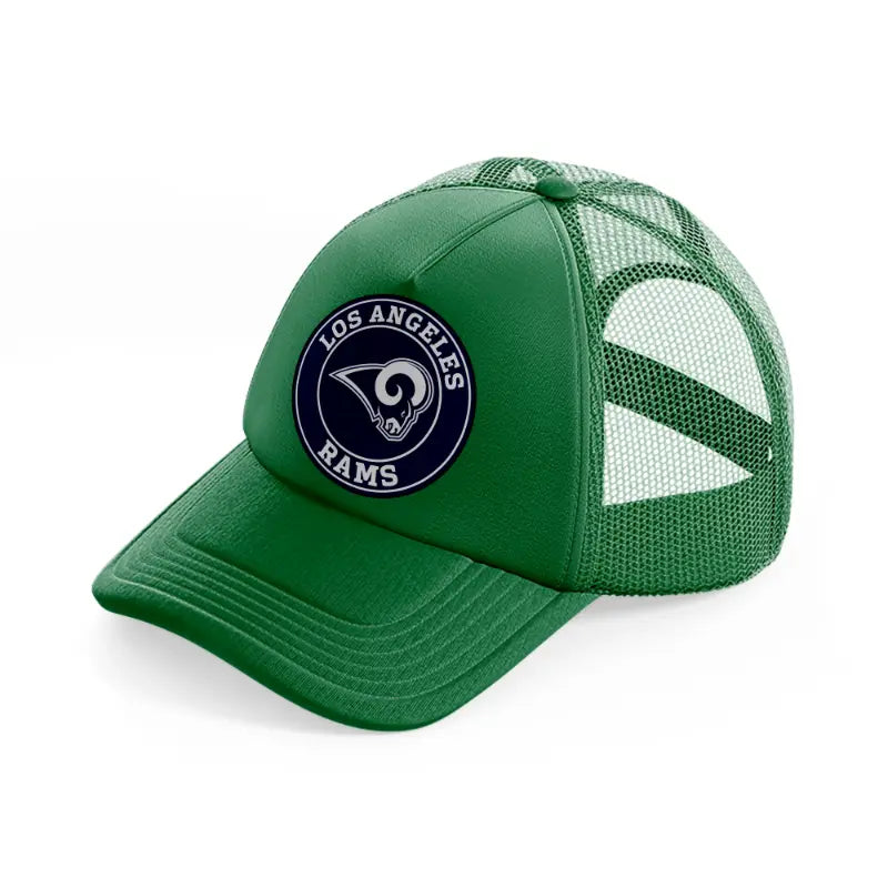 los angeles rams green trucker hat