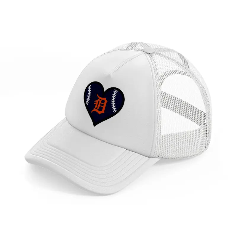 detroit tigers lover white trucker hat