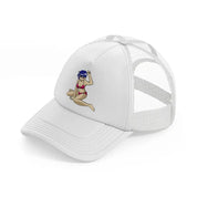 anime girl white trucker hat