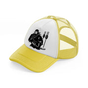 pirate crew vector yellow trucker hat