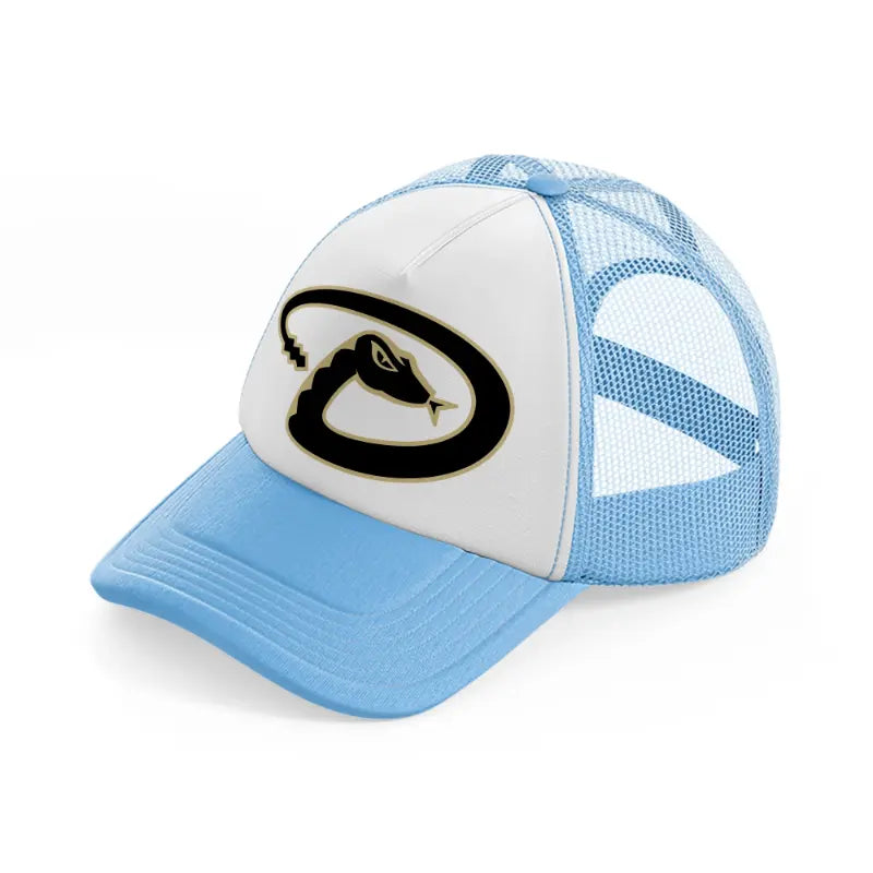 arizona diamondbacks minimalist sky blue trucker hat