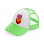 groovy 60s retro clipart transparent 31 lime green trucker hat