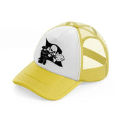 captain flag yellow trucker hat