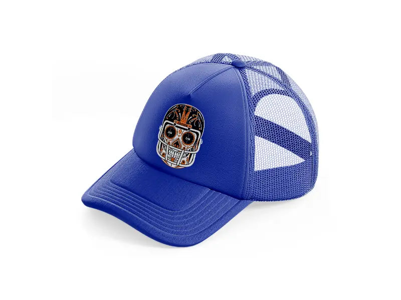 chicago bears mexican helmet blue trucker hat