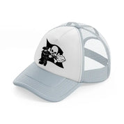 captain flag grey trucker hat