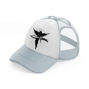 knife bird grey trucker hat