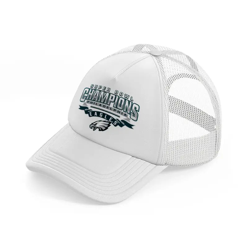 philadelphia eagles super bowl white trucker hat