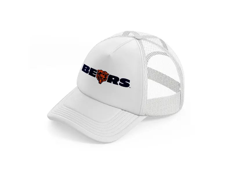 bears white trucker hat
