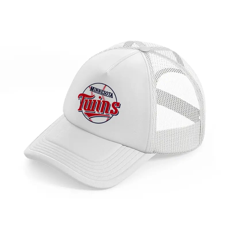minnesota twins retro white trucker hat