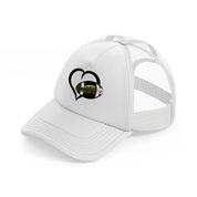 pittsburgh steelers supporter white trucker hat