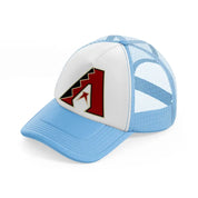 arizona diamondbacks classic sky blue trucker hat