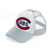 chicago cubs vintage grey trucker hat