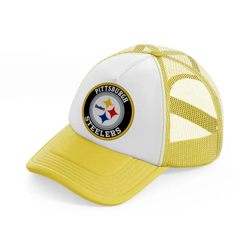 pittsburgh steelers yellow trucker hat