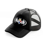 pittsburgh steelers bat black trucker hat