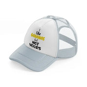 i like bananas but not yours grey trucker hat