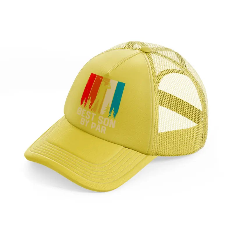 best son by par retro gold trucker hat