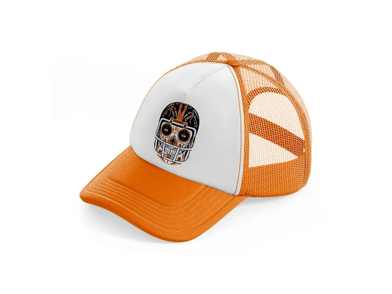 chicago bears mexican helmet orange trucker hat
