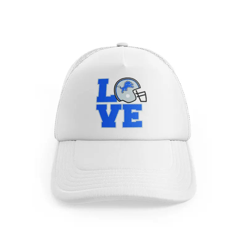Love Detroit Lionswhitefront view