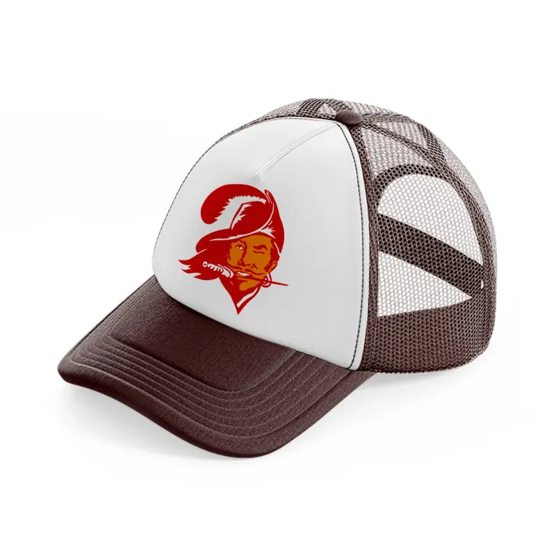 tampa bay buccaneers retro brown trucker hat