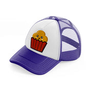 cupcake purple trucker hat