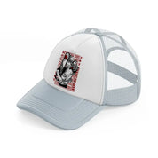 denji and pochita grey trucker hat