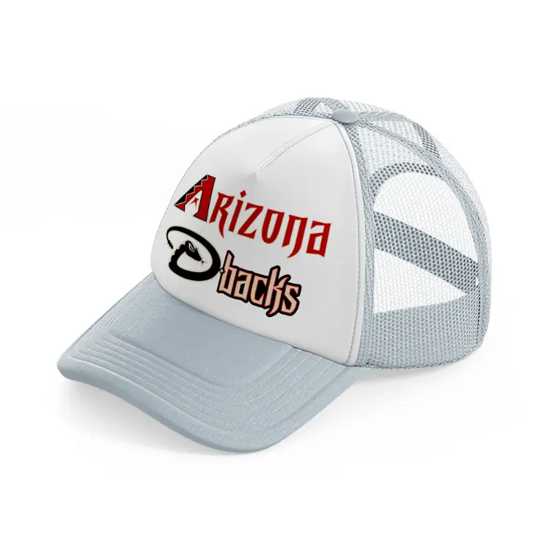 arizona d backs grey trucker hat