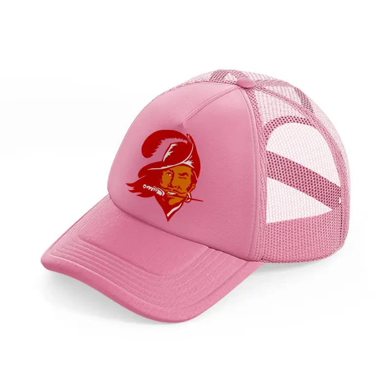 tampa bay buccaneers retro pink trucker hat